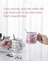 House Warming Presents for New Home - Ceramic Coffee Mug Tea Cup 11 Oz with Gift Box (Double)